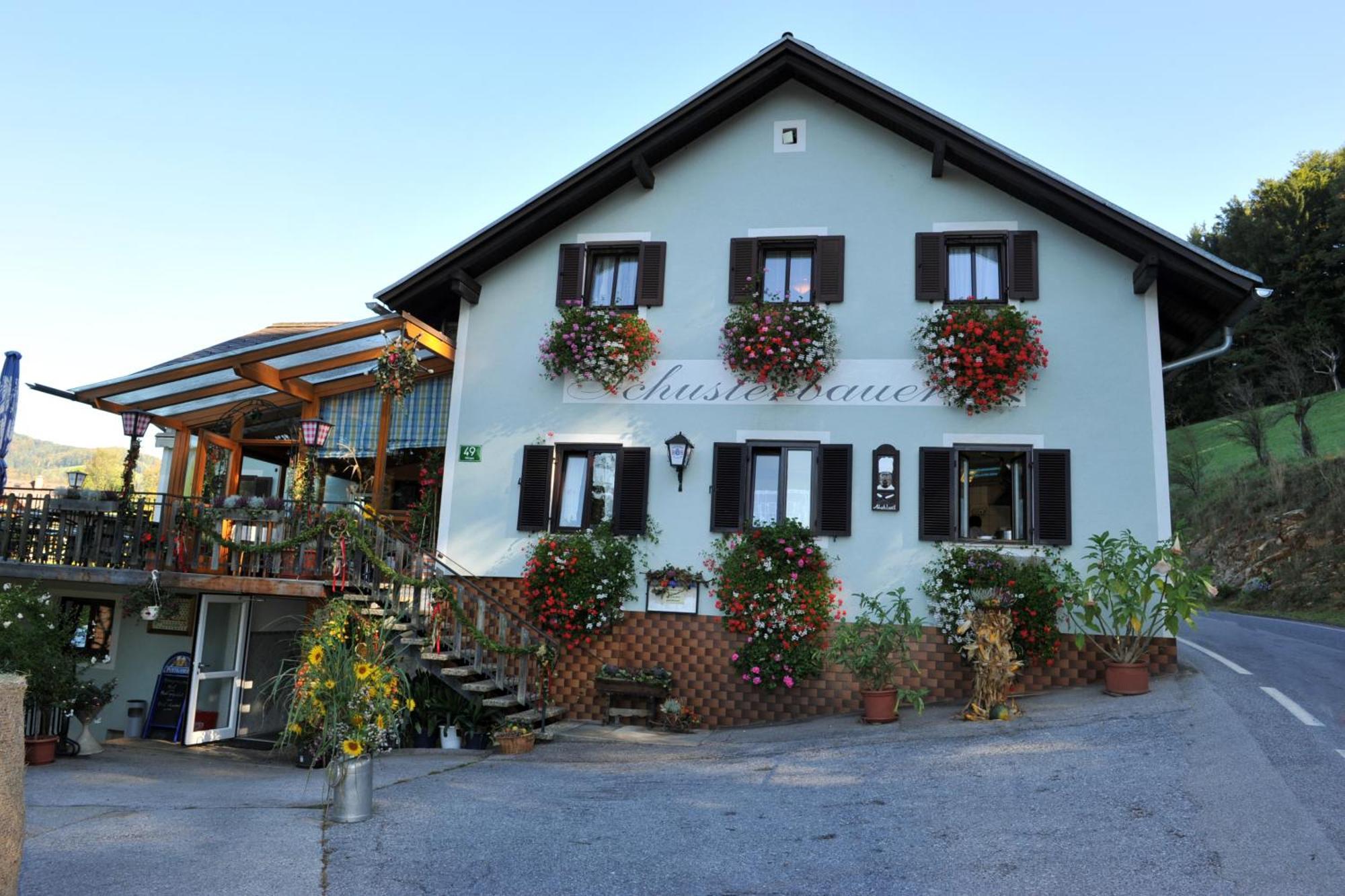 Gasthaus - Gaestehaus Schusterbauer Райн Экстерьер фото